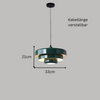 Mittelalter Liche LED Pendel Leuchte Nordischen Kohlenstoffs Tahl Aluminium Weiß Dunkelgrün Orange Beleuchtung Für Restaurant Wohnzimmer Leuchte
