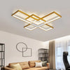 Nordic Moderne Led-Deckenleuchten Für Wohnzimmer Schlafzimmer Glanz Led Wohnkultur Dimmbare Decke Licht Schwarz/Gold Decke Lampe
